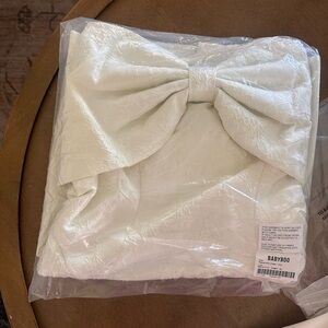 Elegant White Bow Dress babyboo Raquel